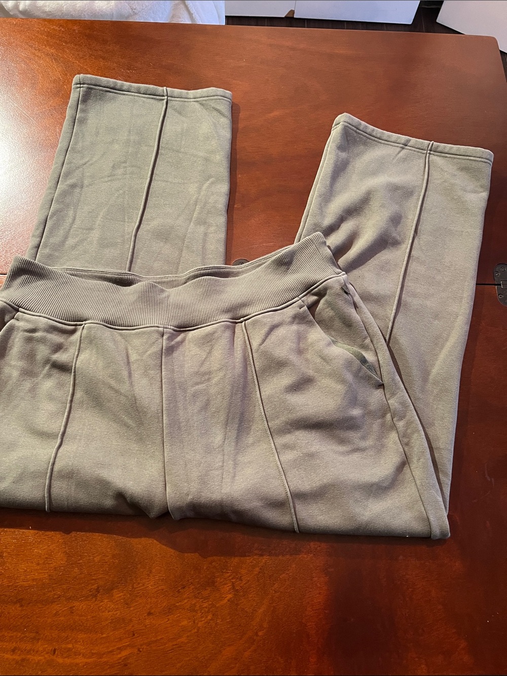 Avia Olive Green wide leg fleece Pants